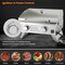 Costway 20,000 BTU Portable Gas Grill with Lid & Handle Top Thermometer Extra Flame Rod